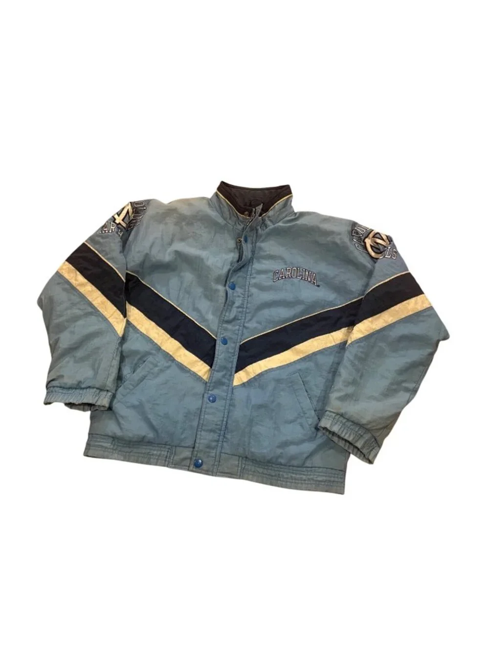 Starter North Carolina Tarheels NCAA Full Zip Puffer Jacket Men's XL